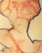 Amedeo Modigliani Cariatide rose avec un bord bleu (mk38) oil